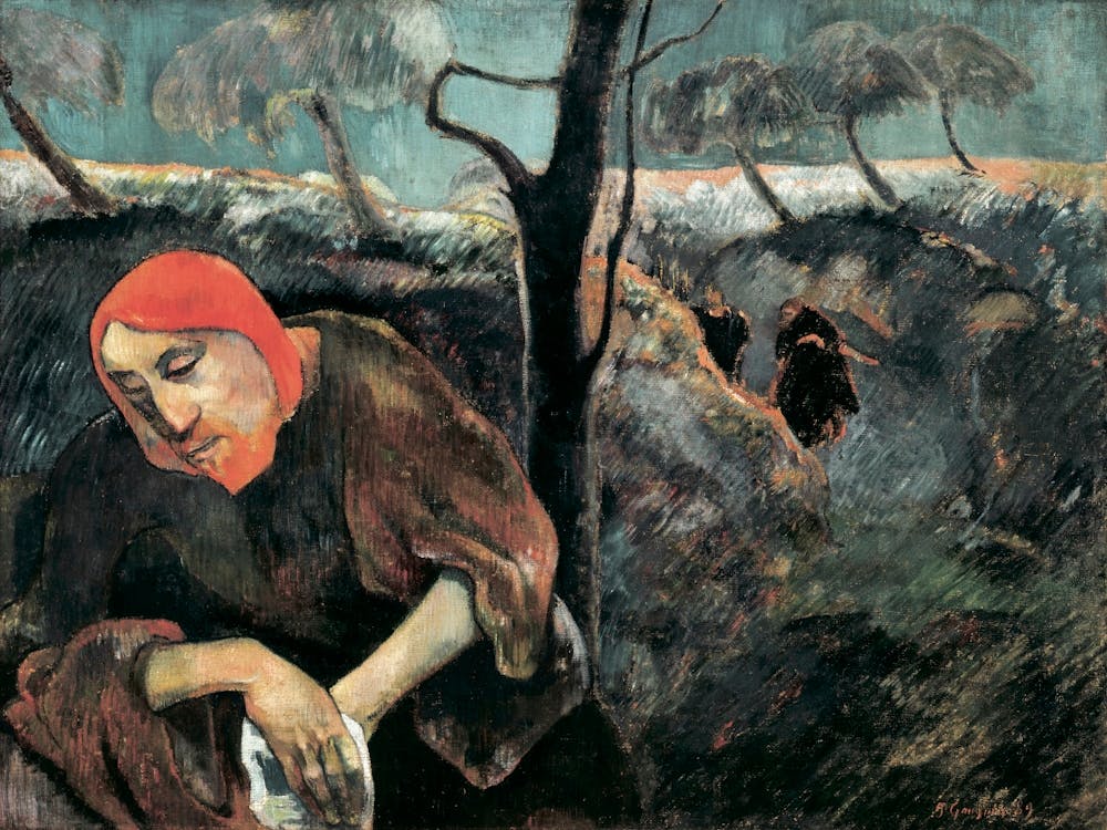 Christ On The Mount Of Olives (1889), Paul Gauguin