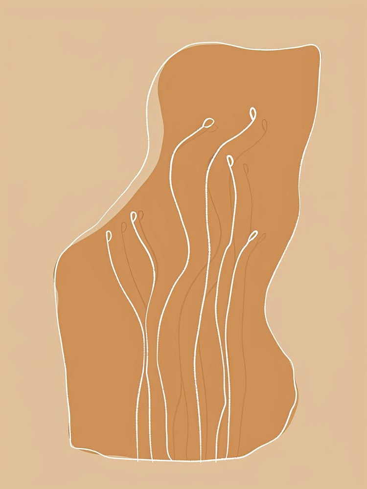 Riga Botanical Garden Boho Line Art