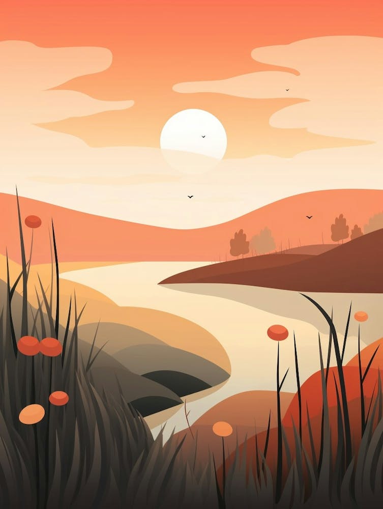 Meadow Abstract Minimalist 2
