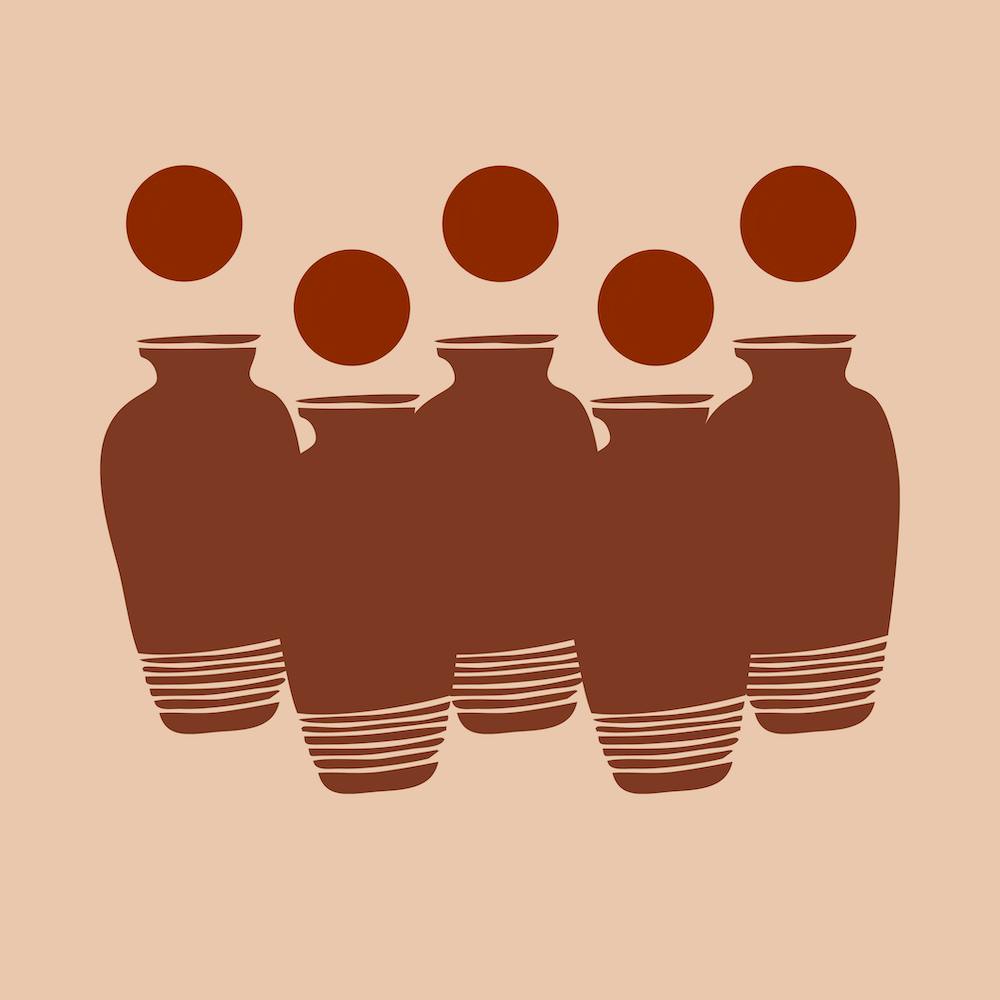 Five Vases
