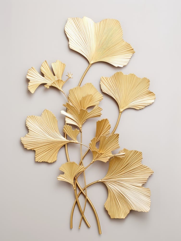 Ginkgo Leaf Wall Art 4