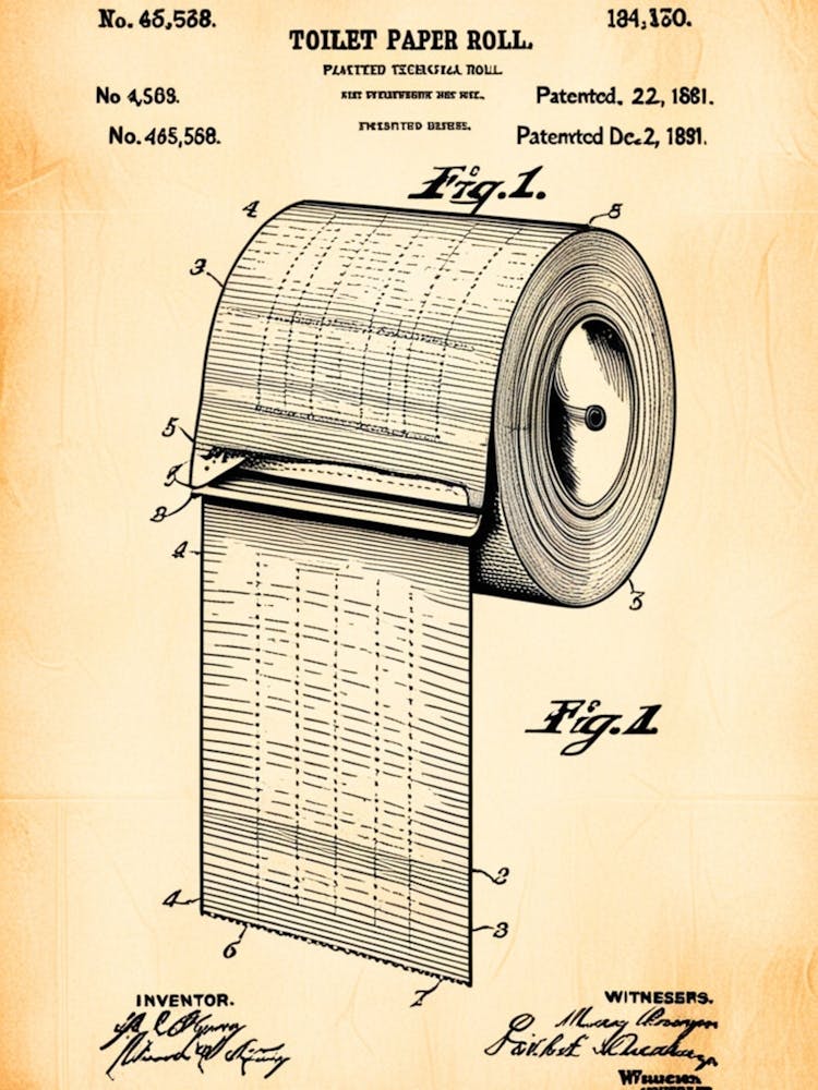 Toilet Paper Patent 4