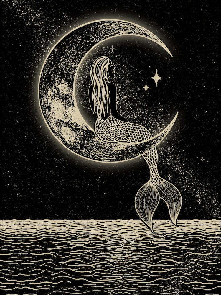 Mermaid and the Moon