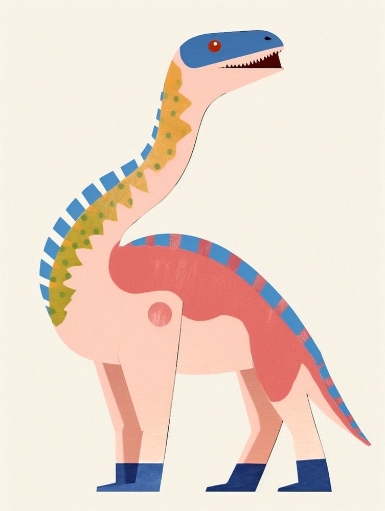 Nursery Dinosaur Art Majungasaurus