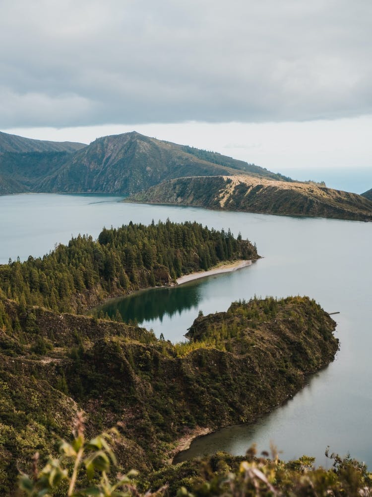 Island of the Azores Lagoa | Lake on Sao Miguel in Portugal