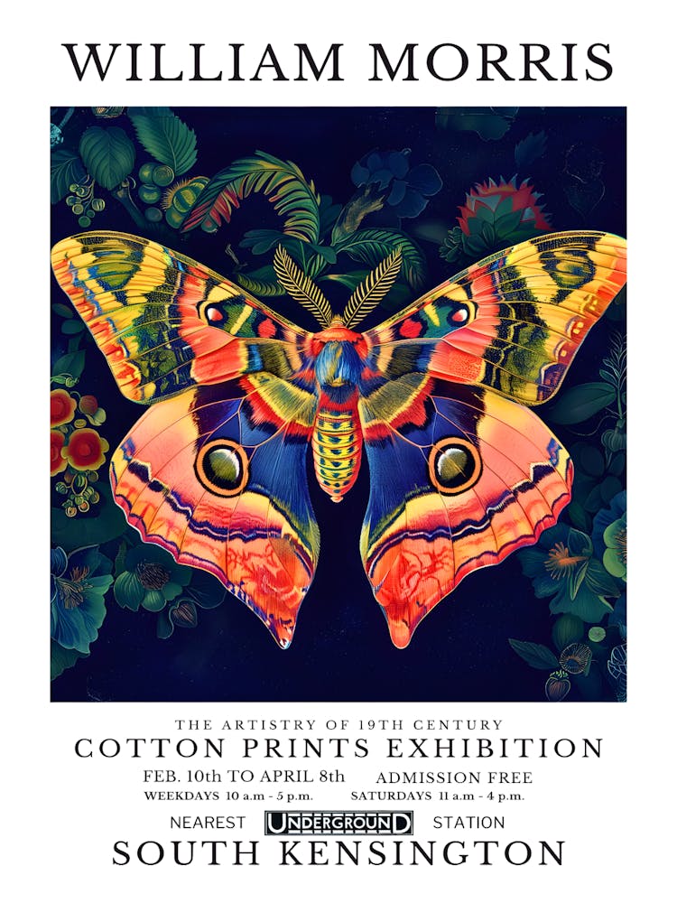 William Morris Exposition d'Impressions de Coton 82