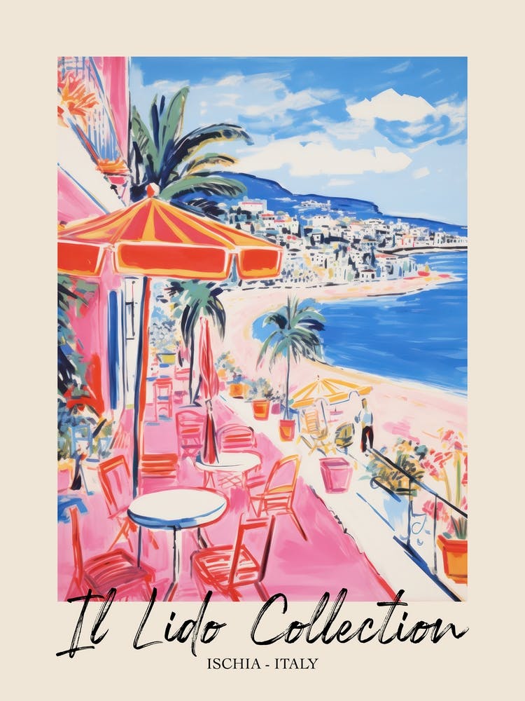 Ischia   Italy Il Lido Collection Beach Club Poster 1