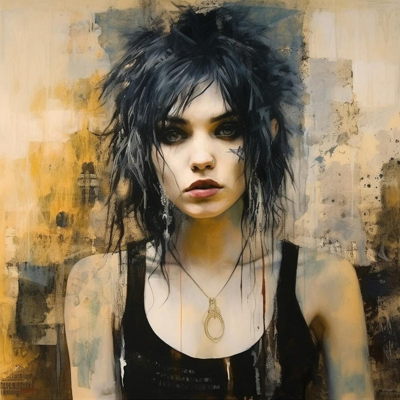 Girl With Black Hair