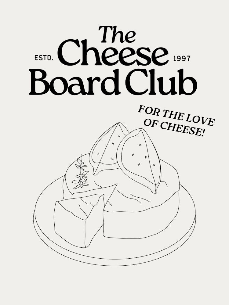 The Cheese Board Club | Vintage Retro Kitchen