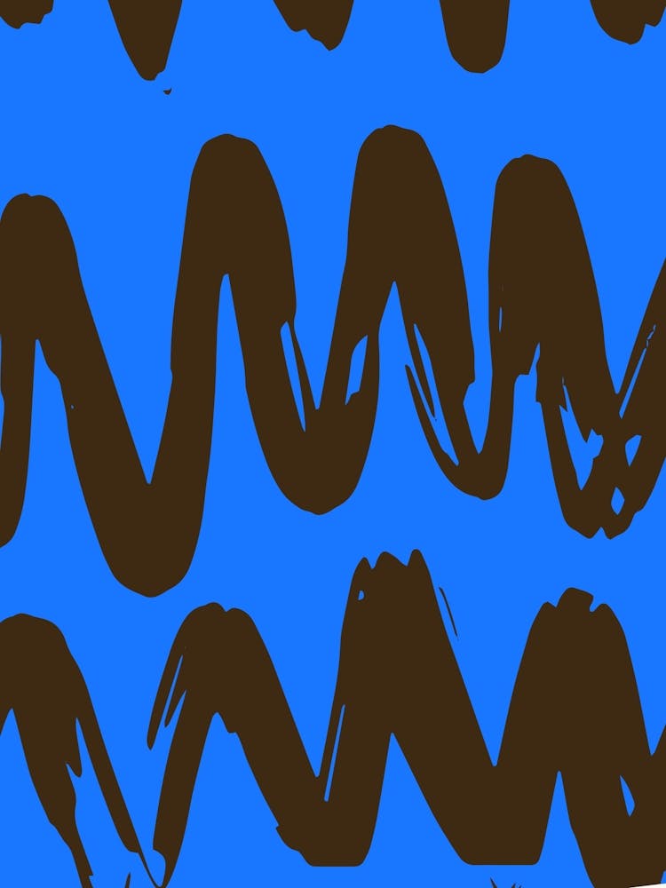 Blue Wavy Lines