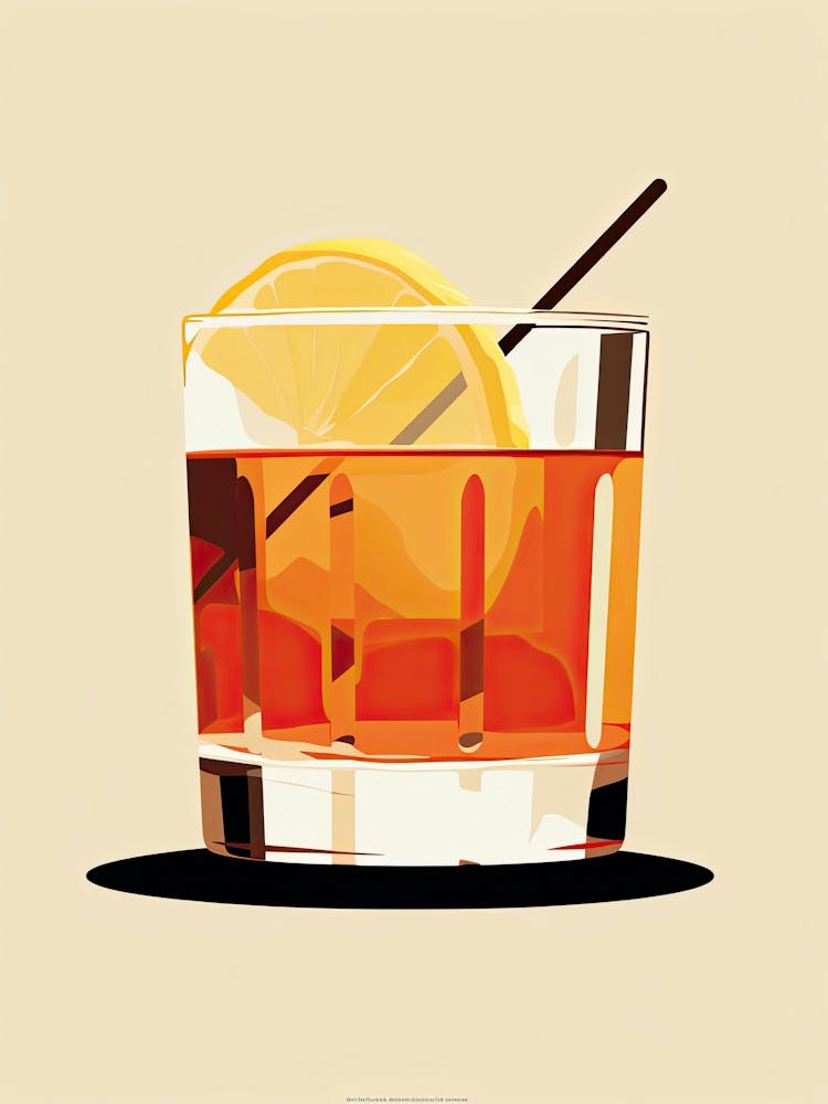 Mid Century Modern Whiskey Sour Floral Infusion Cocktail 3