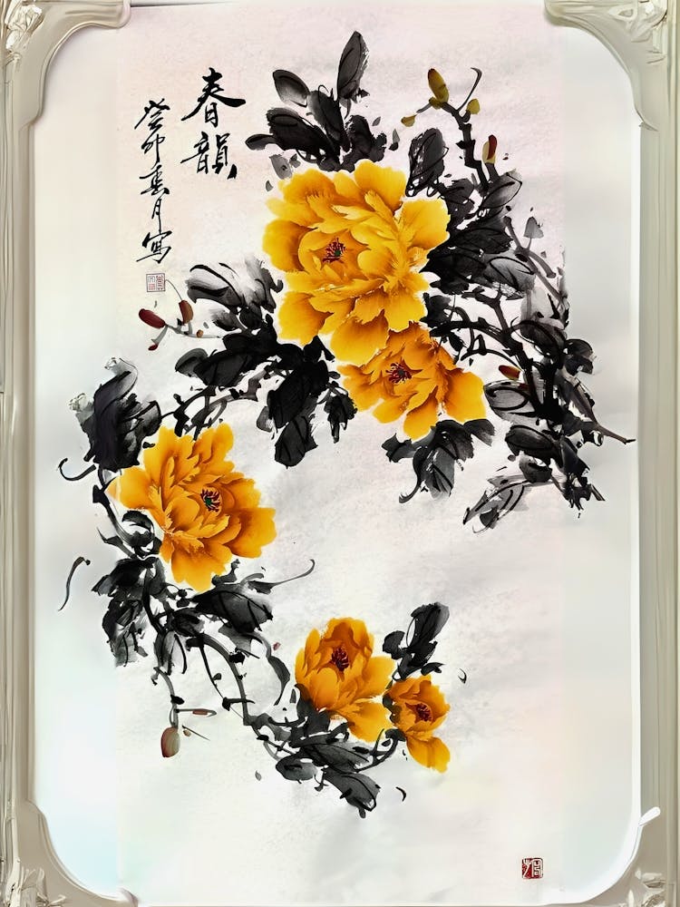 Chinese Flower Painting 1