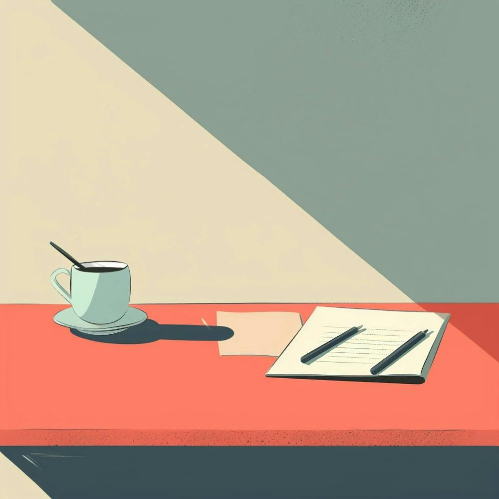 Illustration Of A Desk 1