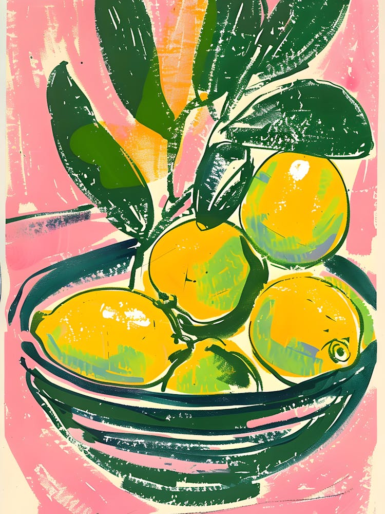 Lemons In A Bowl