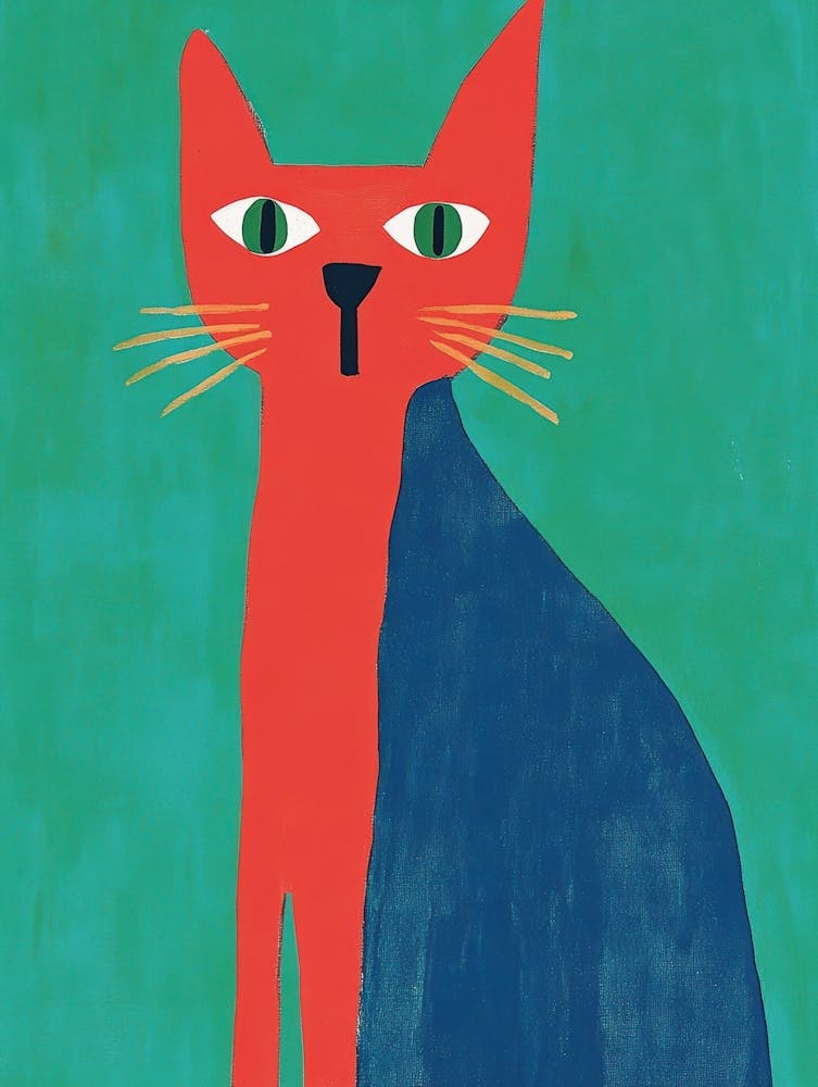Red Cat Canvas Print