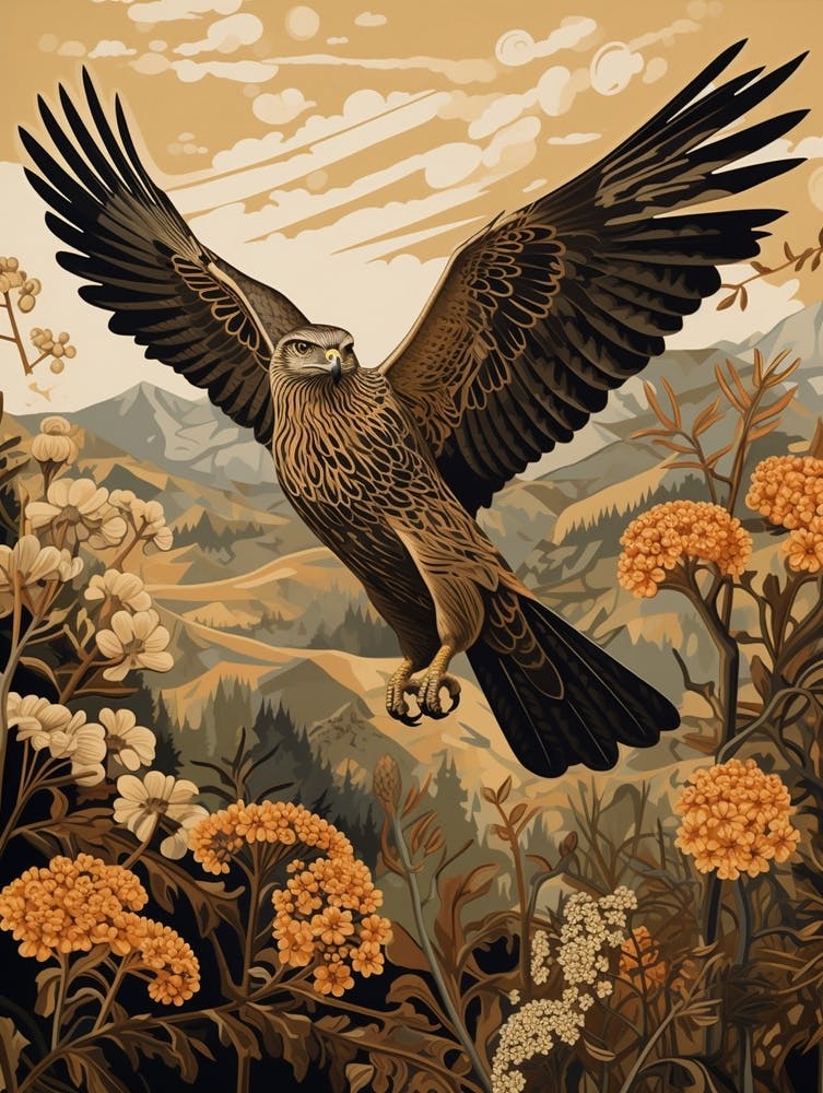 Dark And Moody Botanical Harrier 1