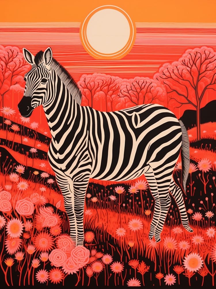 Zebra In The Wild Patterns 1
