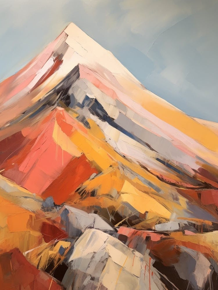 Mullach Nan Coirean Scotland 2 Mountain Painting