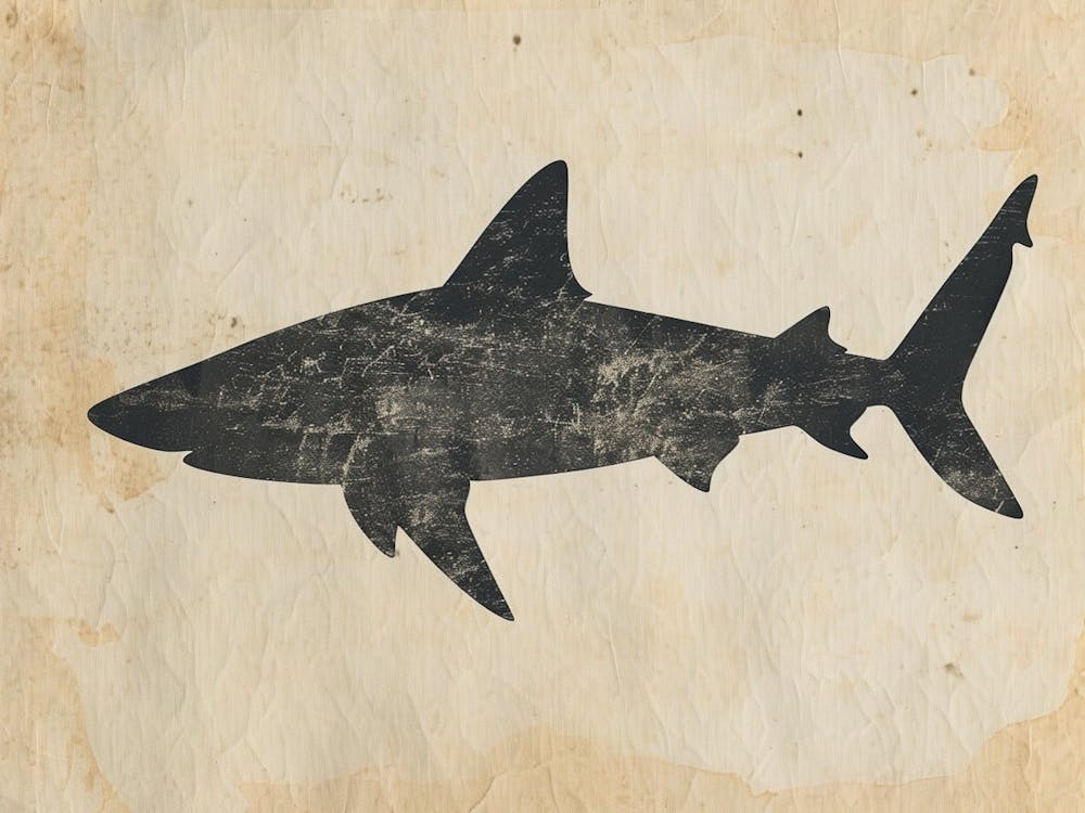 Common Thresher Shark Silhouette 1