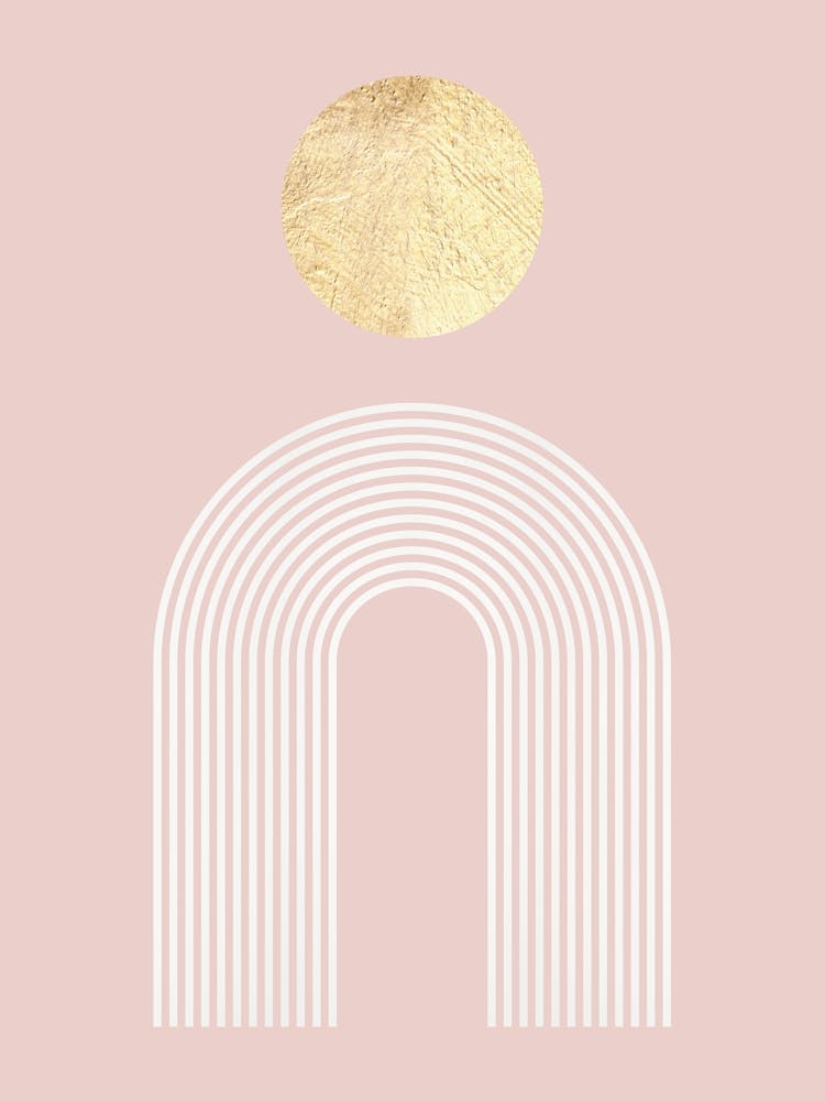 Geometry on pink background 6