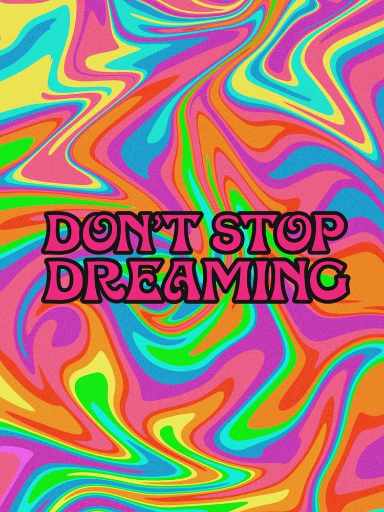 Groovy 70s Inspirational Quote