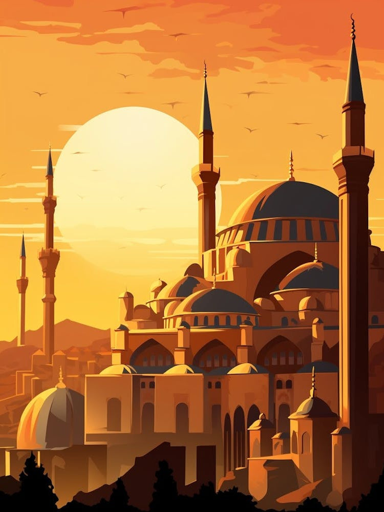 Hagia Sophia Ayasofya Pixel Art 2