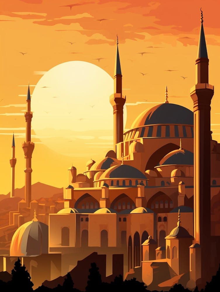 Hagia Sophia Ayasofya Pixel Art 2