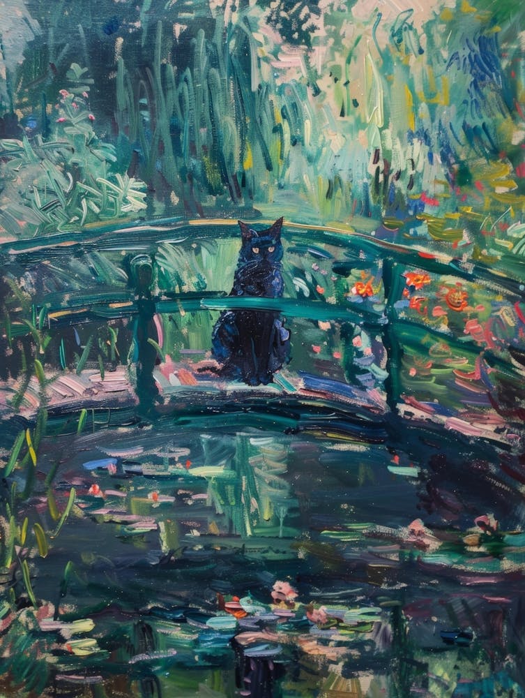 Cat On Bridge 2