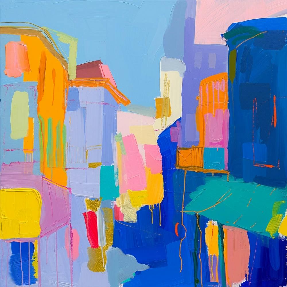 Abstract Travel Collection New Orleans Louisiana 1