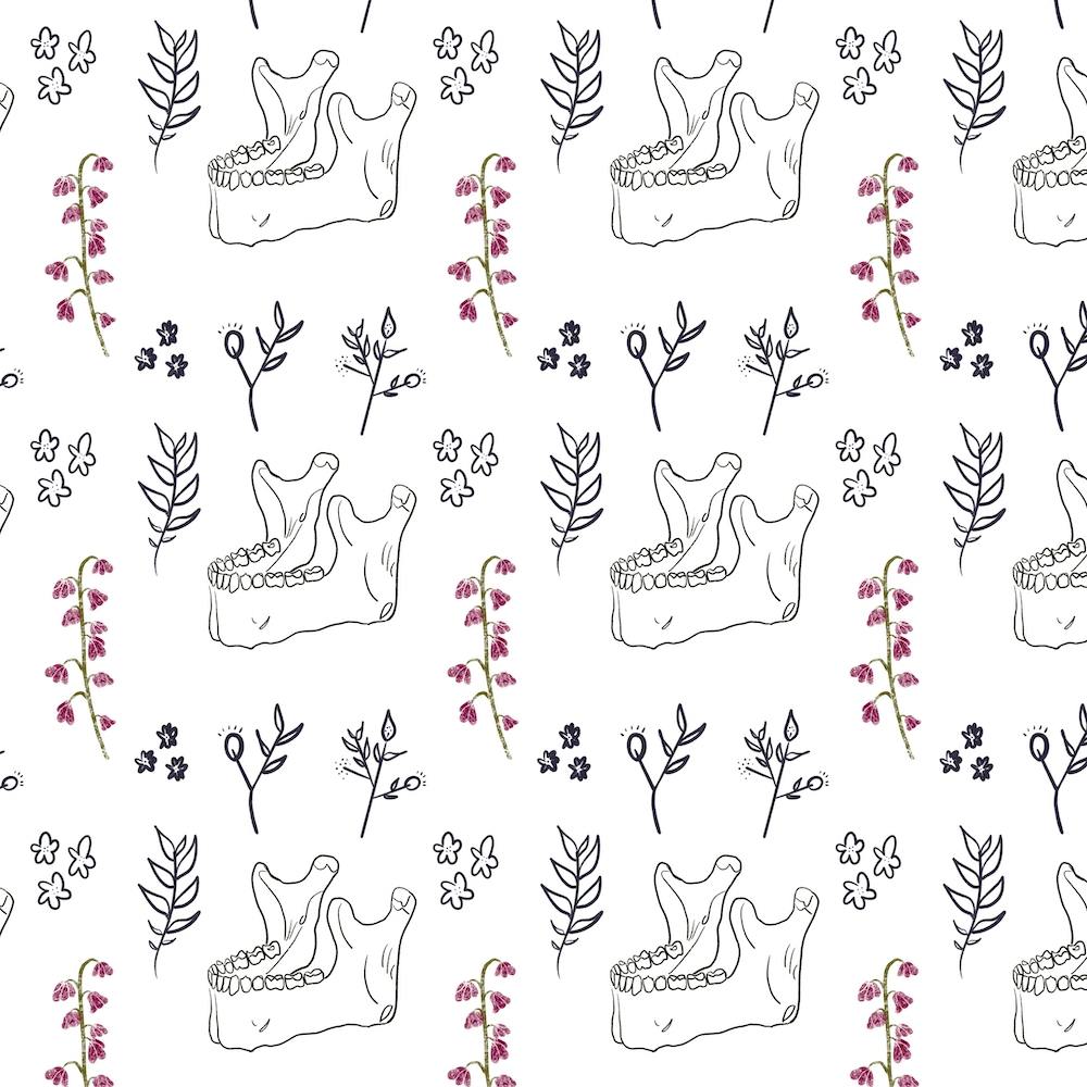 Mandibles and Floral Pattern