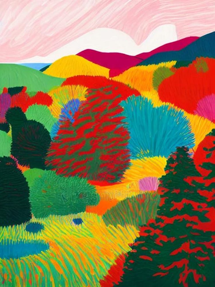 Nahuel Huapi National Park Argentina Abstract Colourful