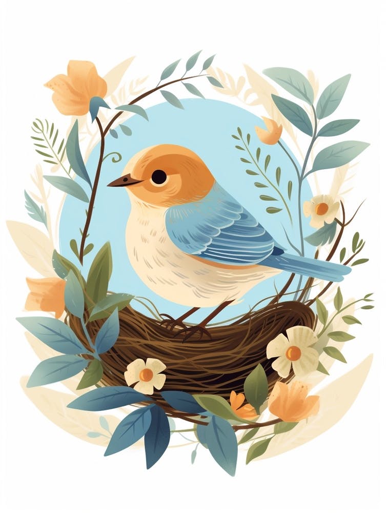 Baby Animal Illustration  Bird 5