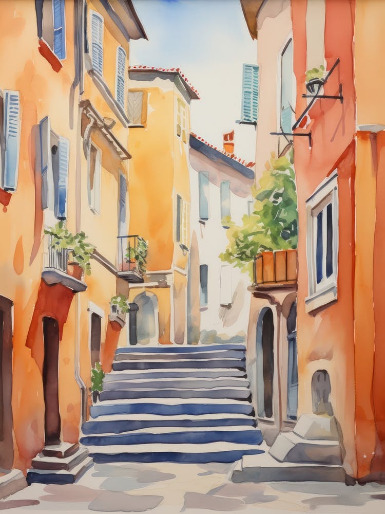 Terni, Italy Watercolour Streets 3