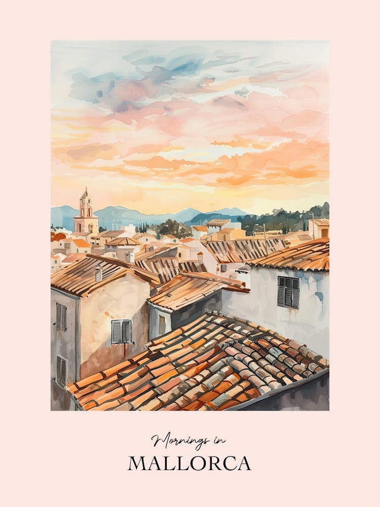 Mornings In Mallorca Rooftops Morning Skyline 4