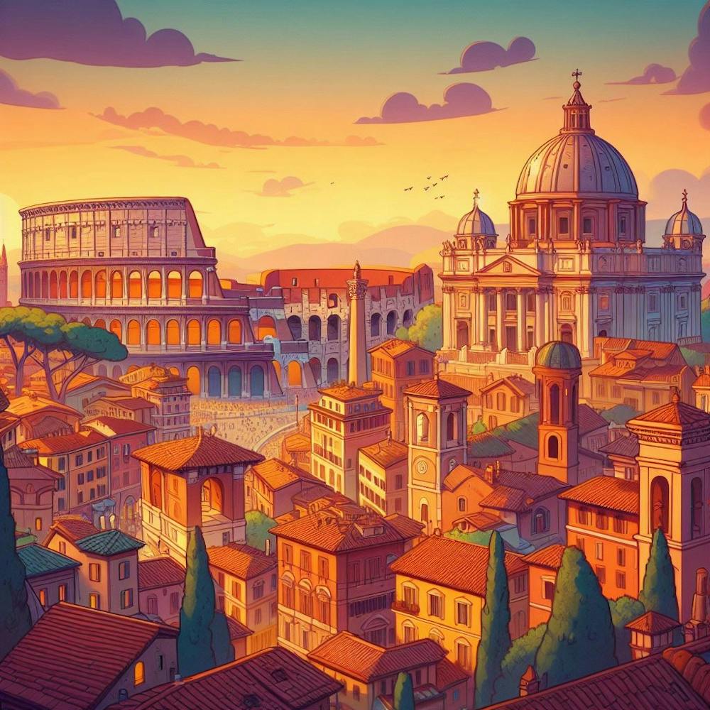 Tiber Tranquility: Rome Reminiscence