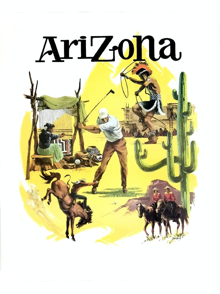 Arizona, Collage Of Tourist Attractions