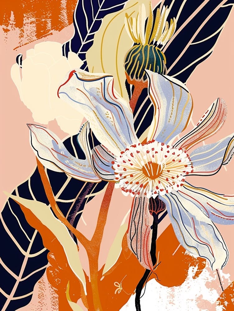 Colourful Flower Illustration Asters 2