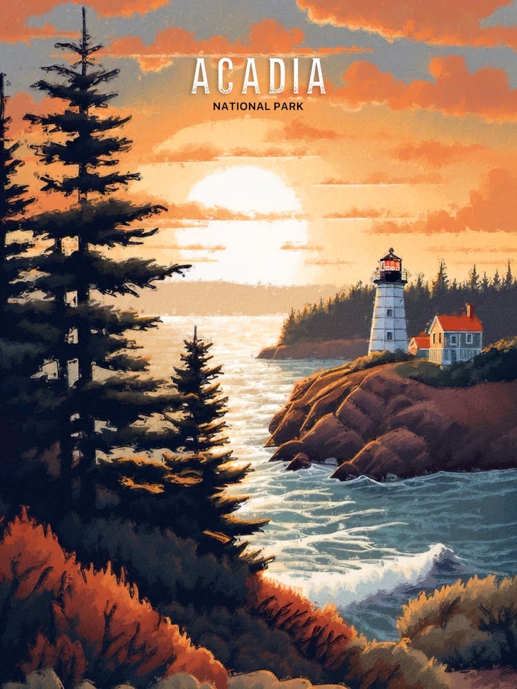 Acadia National Park Painting