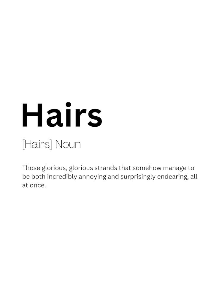 Hairs Definition Meaning