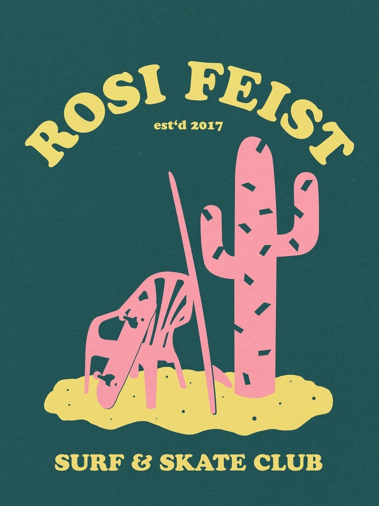 Rosi Feist Surf & Skate Club Green