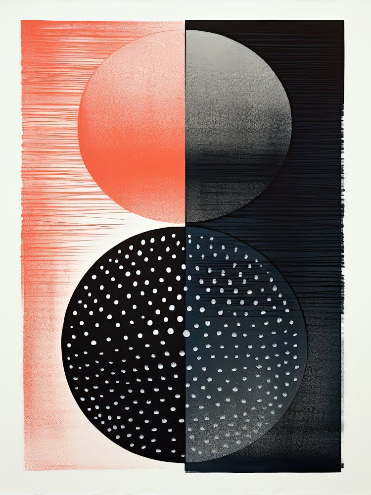 Interwoven Chaos - Layered Abstract Design