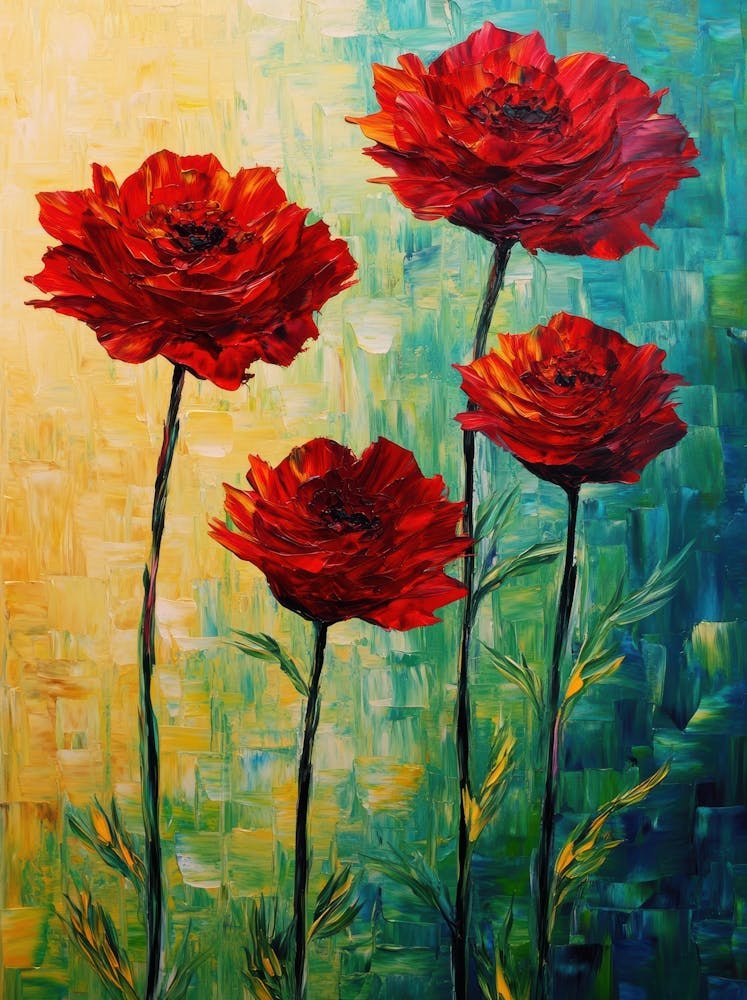 Rote Mohnblumen 9