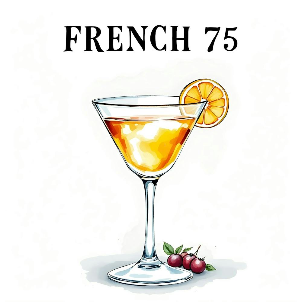 French 75 Cocktail 3