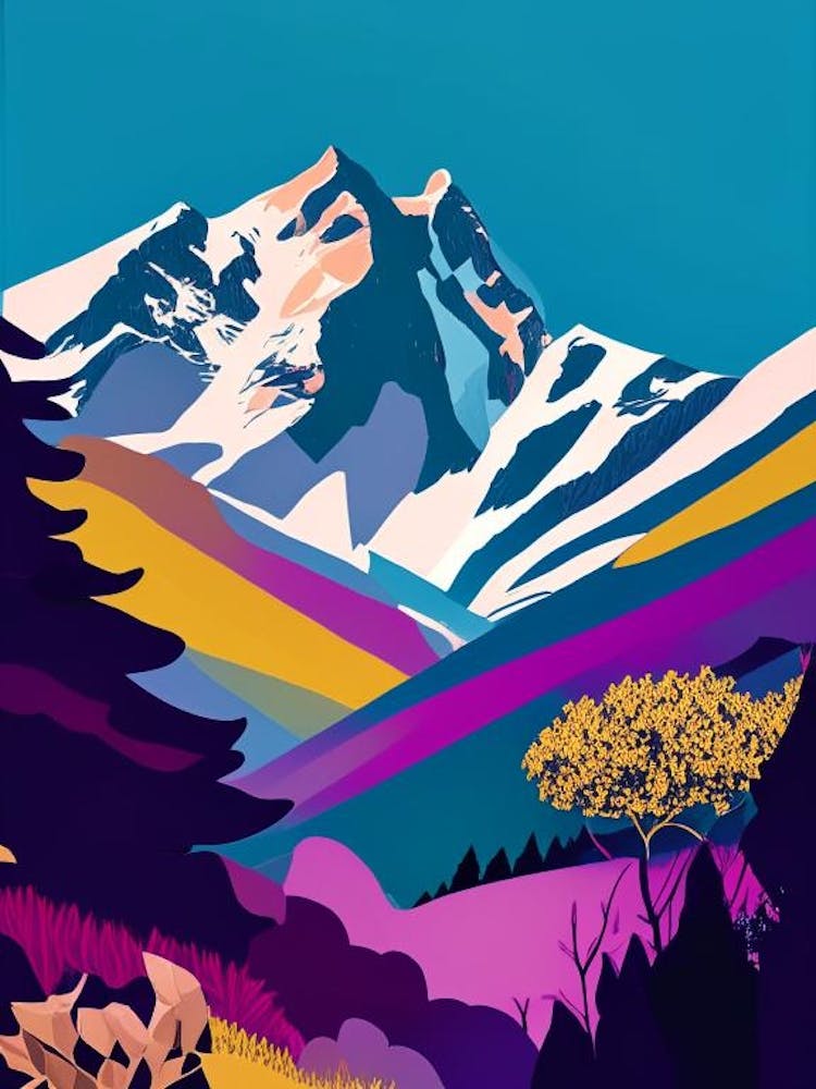 Gran Paradiso National Park Italy Pop Matisse