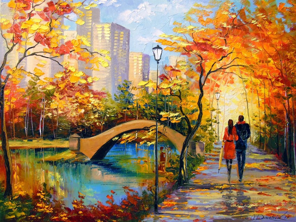A walk in the central park