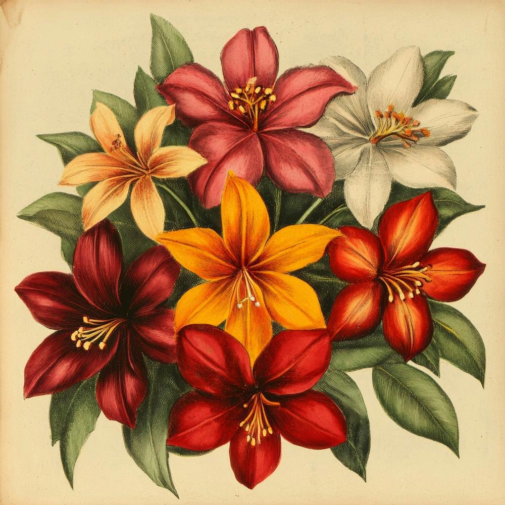 Lily Bouquet Art