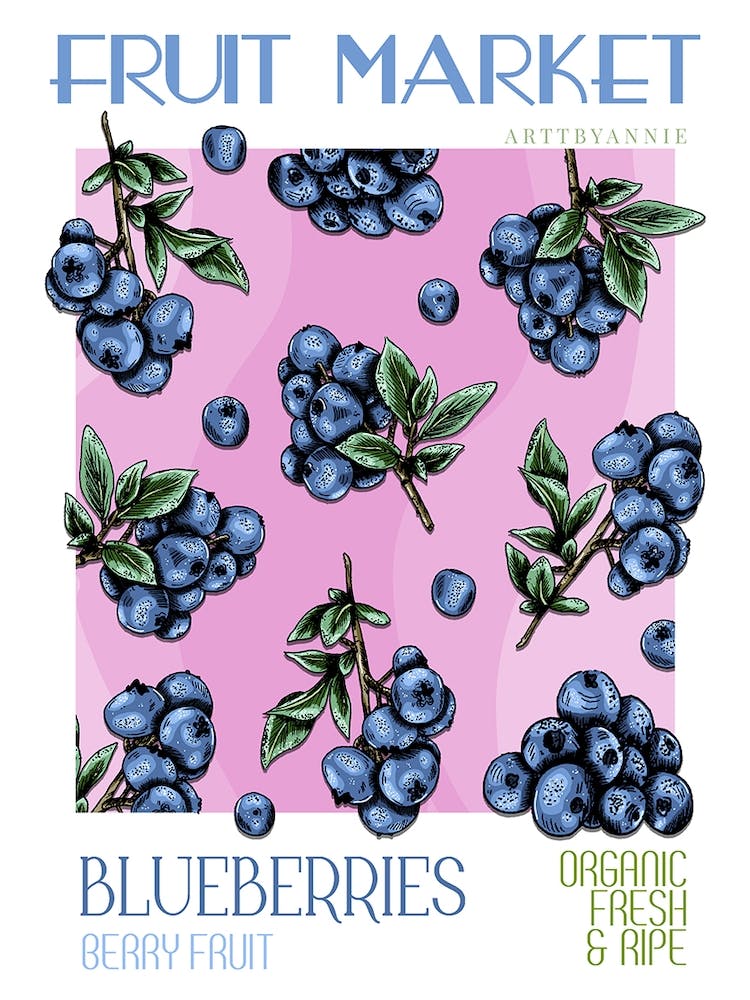 Blueberry Fruit Market