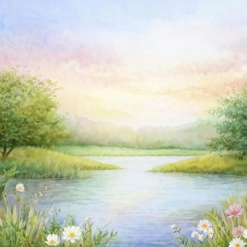 Aquarell Landschaftsmalerei 6