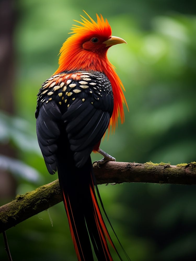 Emerald Eden: Andean Jungle Bird Decor