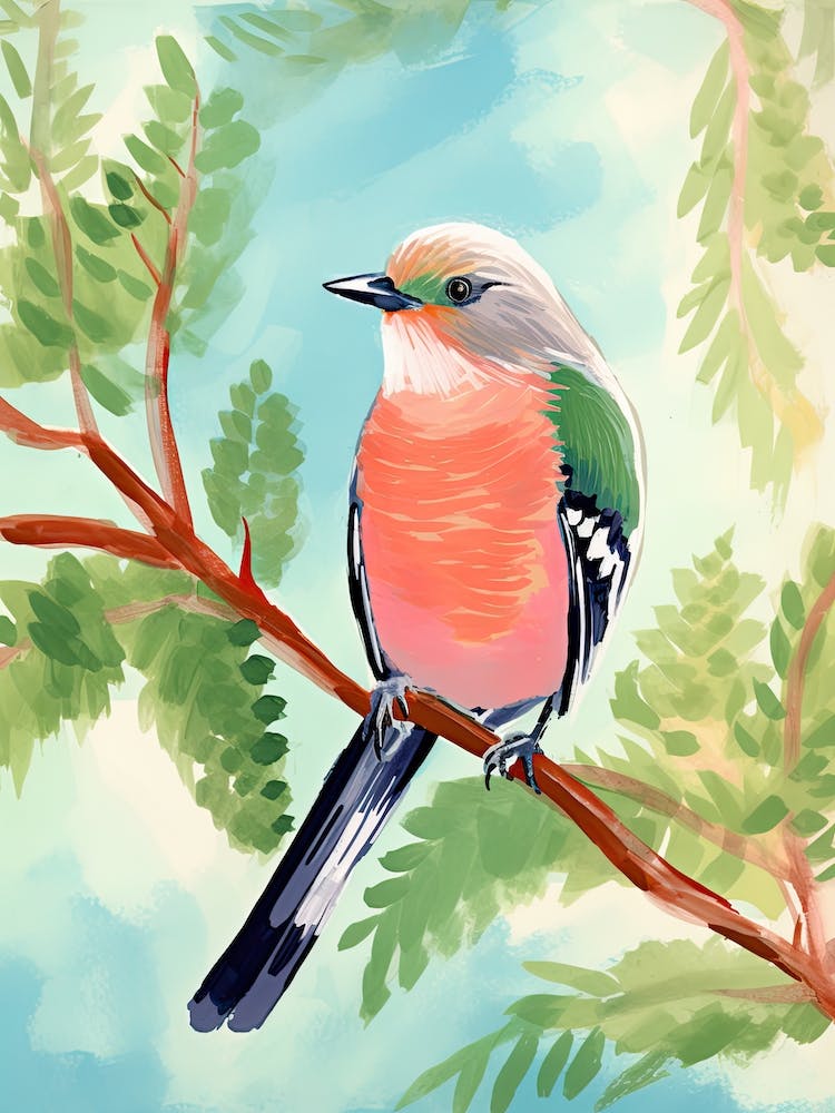 Bird Perched On A Branch